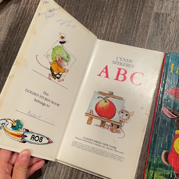 Vintage A Golden Sturdy Children’s Books Hard Covers ABC & I Am A Bunny - Picture 2 of 3